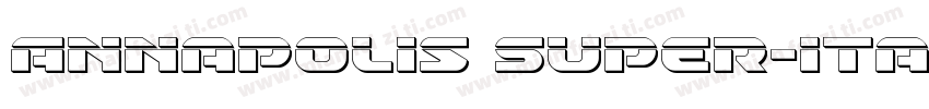 Annapolis Super-Ita字体转换